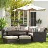 Puerto Nuevo Outdoor Sectional Set (5pc)