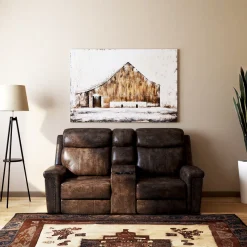 Quade Manual Reclining Loveseat with Console