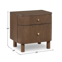 Reeding Nightstand