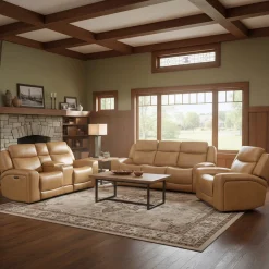 Reno Power Reclining Loveseat with Console