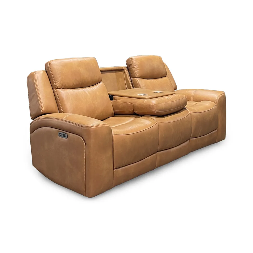 Reno Power Reclining Sofa with Drop Down Table