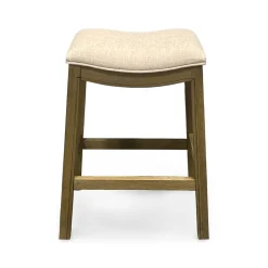 Rylan Upholstered Stool - Beige