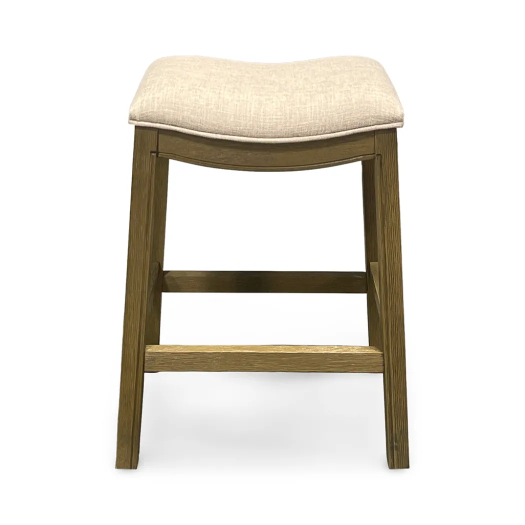 Rylan Upholstered Stool - Beige