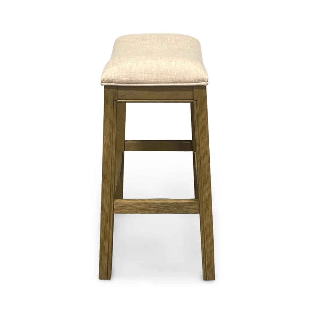Rylan Upholstered Stool - Beige