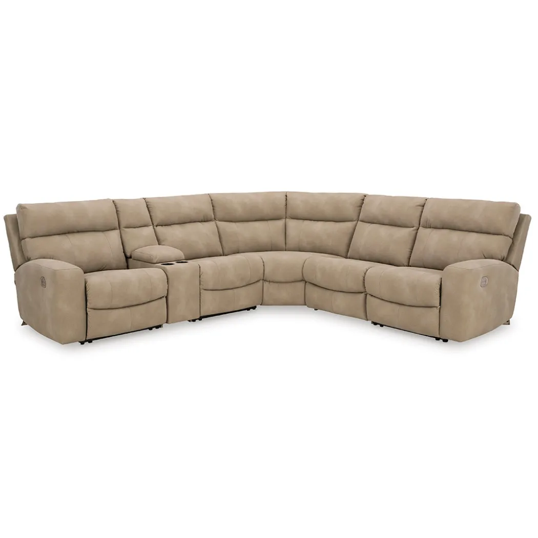 Sandra Power Reclining Sectional (6pc)