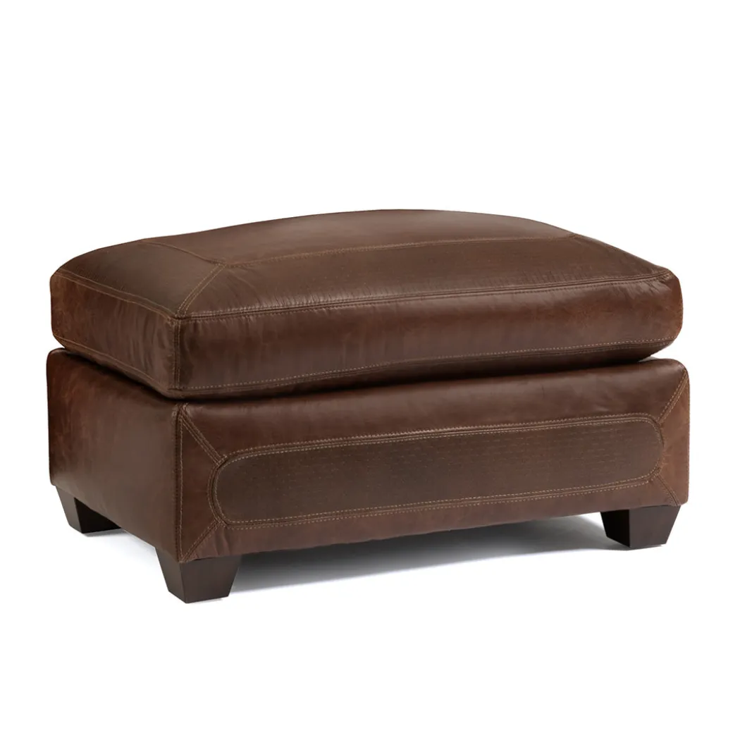 Santa Fe Leather Ottoman