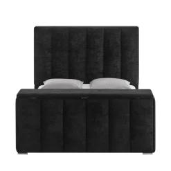 Serenity Upholstered Bed with Speakers