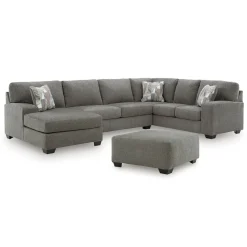 Seyler Sectional Left Chaise with Ottoman