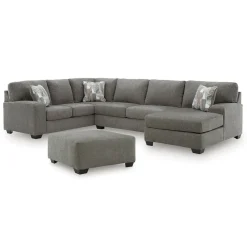 Seyler Sectional Right Chaise with Ottoman