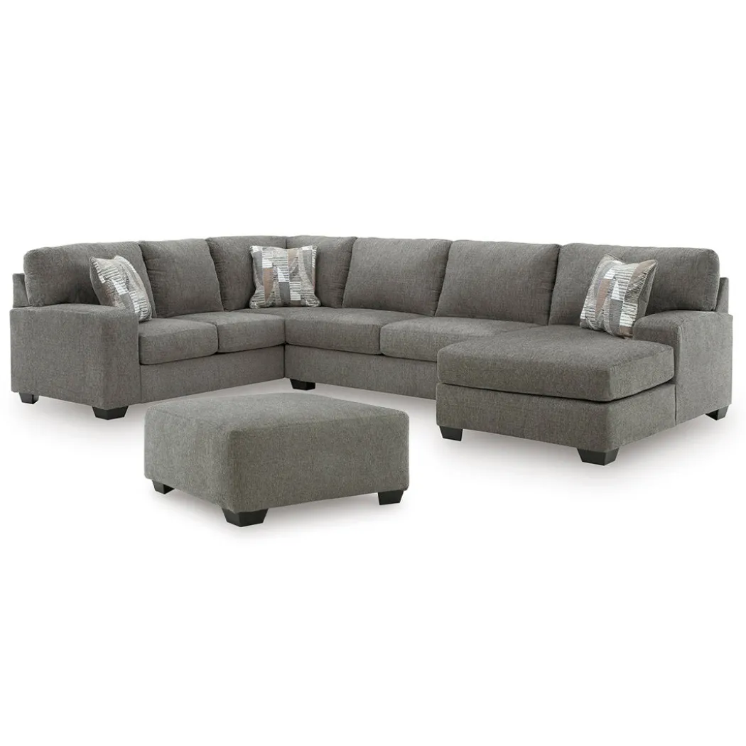 Seyler Sectional Right Chaise with Ottoman
