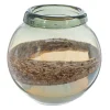Short Artisan Glass Vase