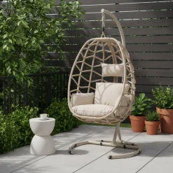 Single Basket Rope Chair