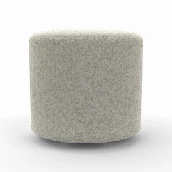 Small Round Ottoman with Casters
