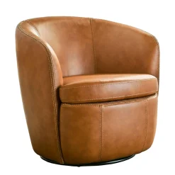 SoHo Leather Swivel Chair