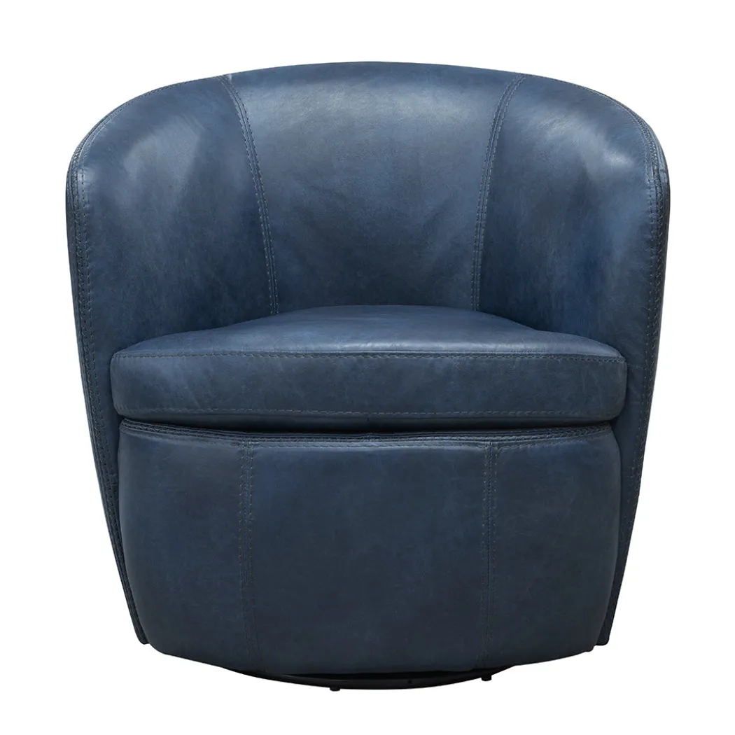SoHo Leather Swivel Chair