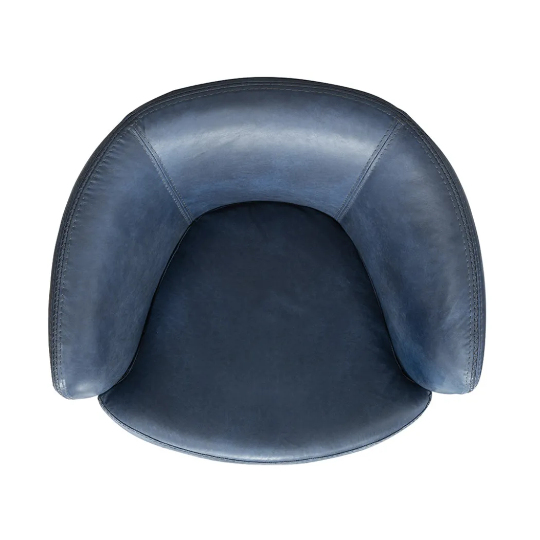 SoHo Leather Swivel Chair