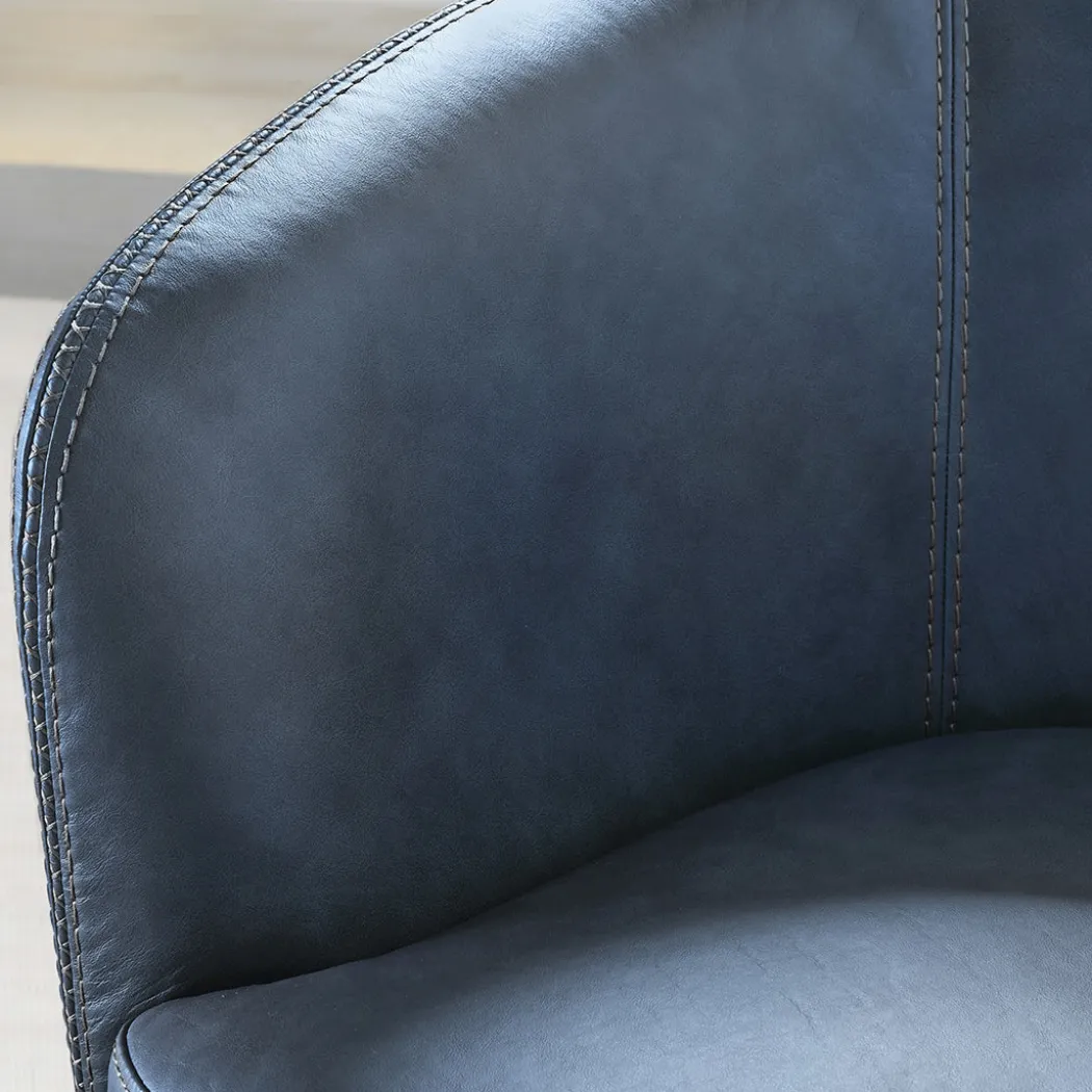 SoHo Leather Swivel Chair
