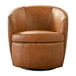 SoHo Leather Swivel Chair