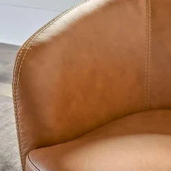 SoHo Leather Swivel Chair