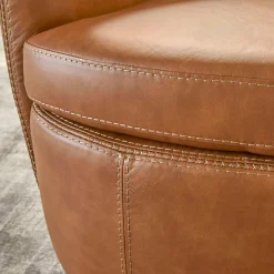 SoHo Leather Swivel Chair