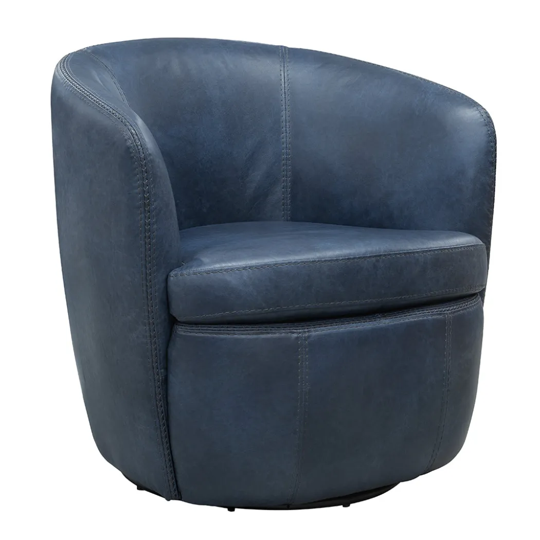 SoHo Leather Swivel Chair