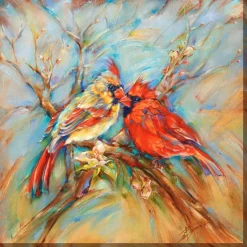 Spring Cardinals (Outdoor Canvas)