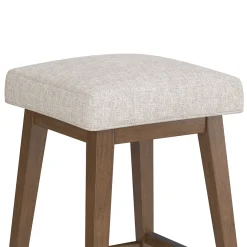 Square Bar Stool - Beige
