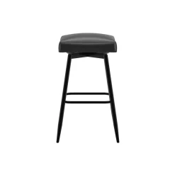 Square Bar Stool - Black