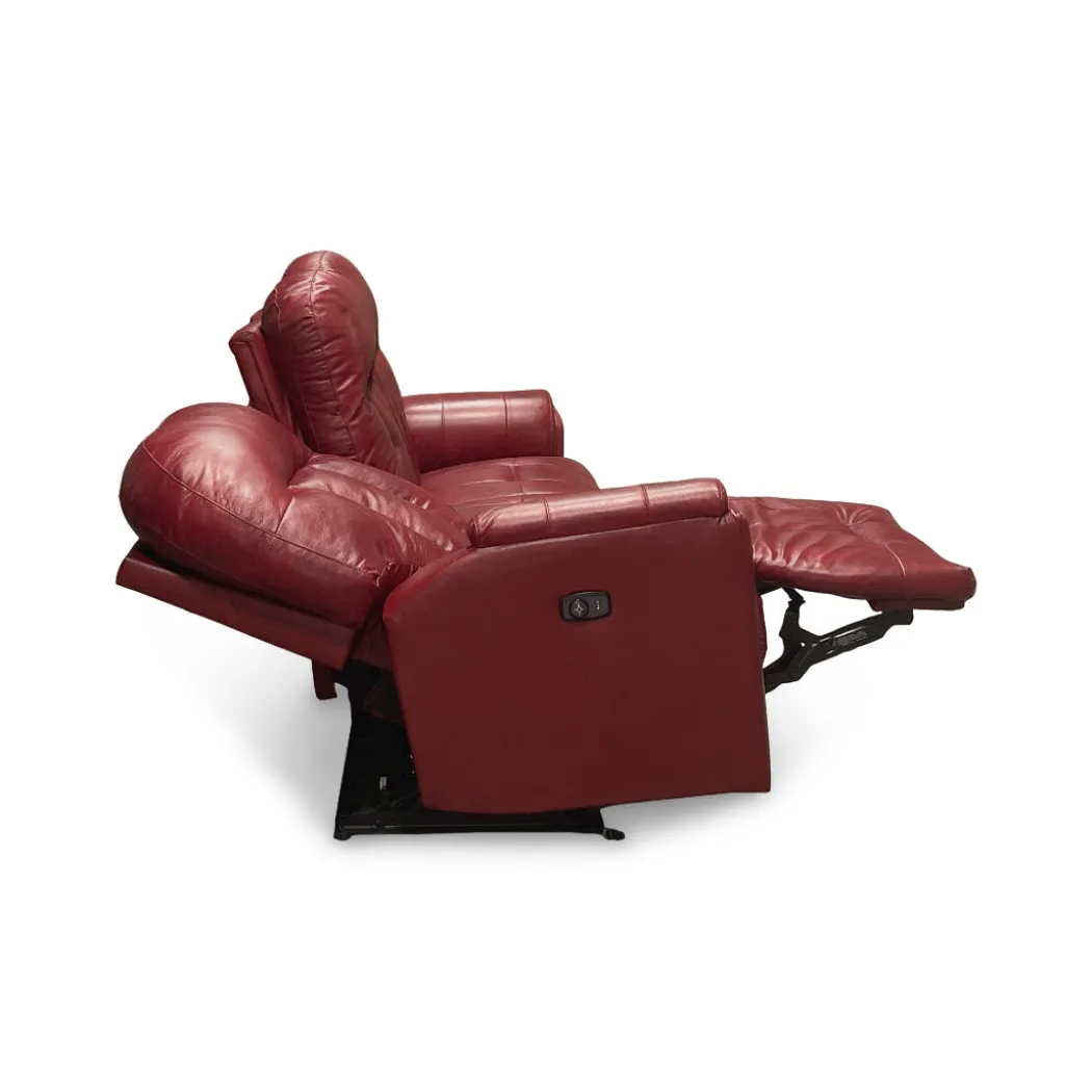 Suitably Leather Power Reclining Sofa