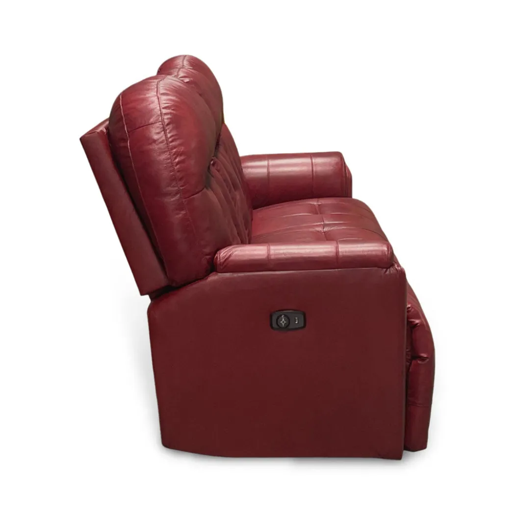 Suitably Leather Power Reclining Sofa