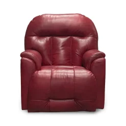Suitably Leather Power Rocker Recliner