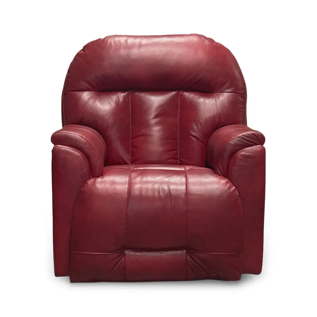 Suitably Leather Power Rocker Recliner