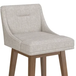 Tapered Bar Stool - Beige