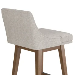 Tapered Bar Stool - Beige