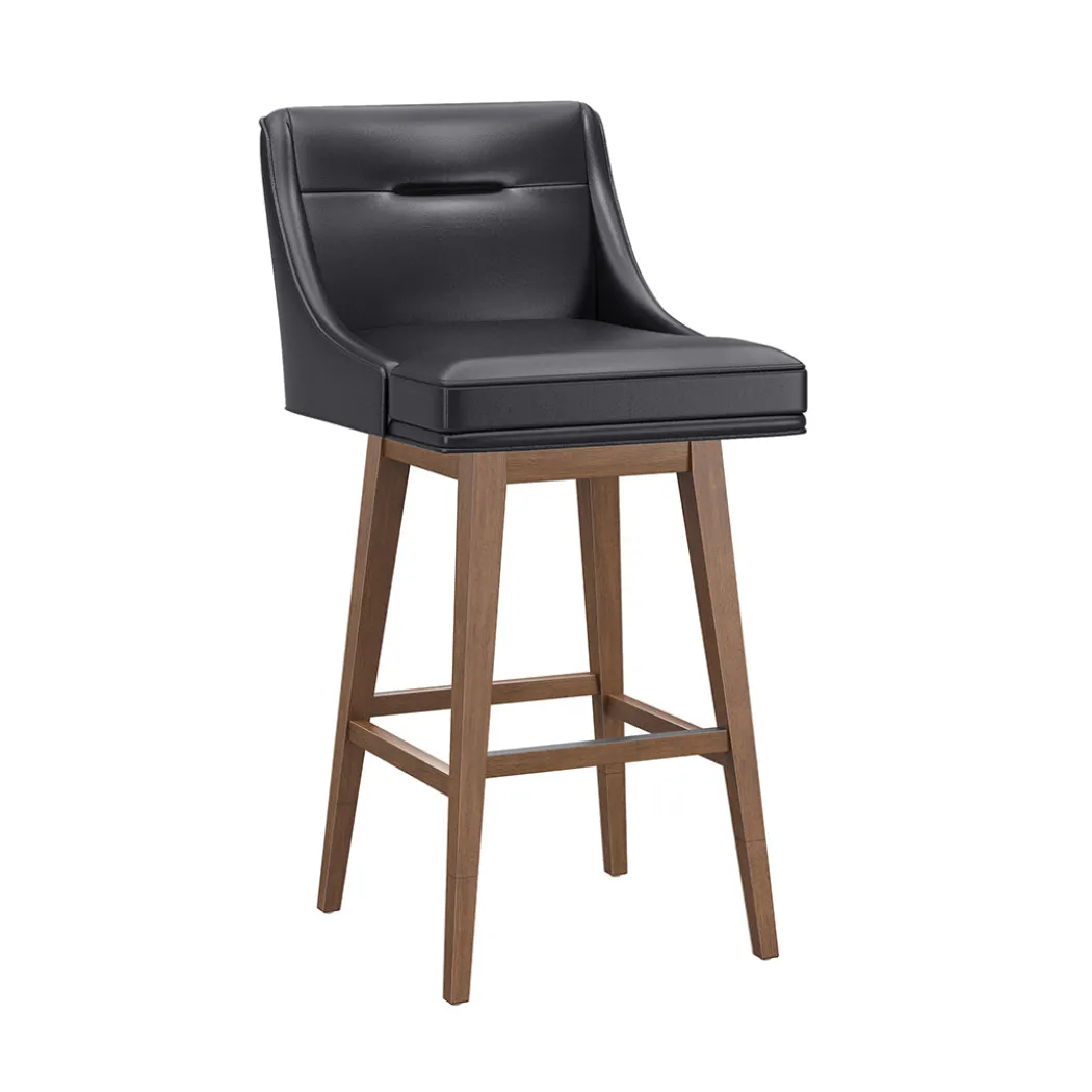 Tapered Bar Stool - Black