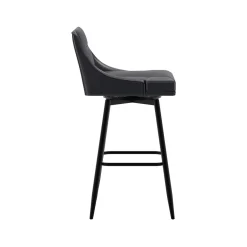 Tapered Bar Stool - Black