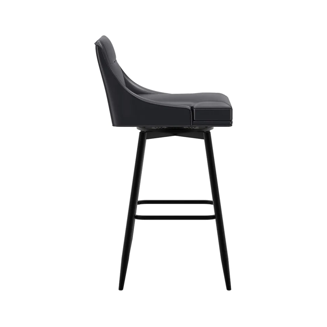 Tapered Bar Stool - Black
