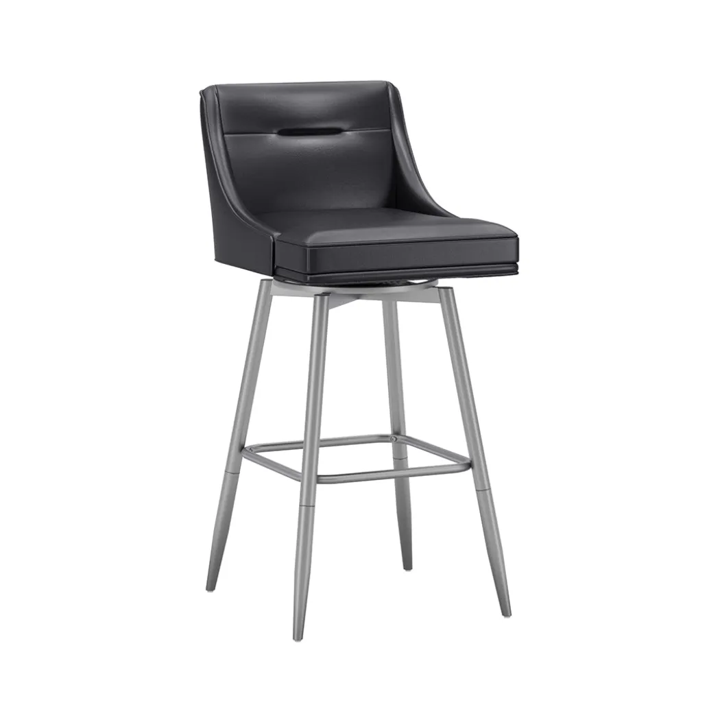 Tapered Bar Stool - Black
