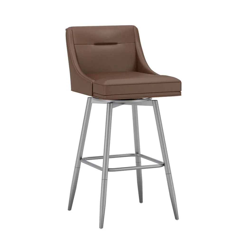 Tapered Bar Stool - Brown