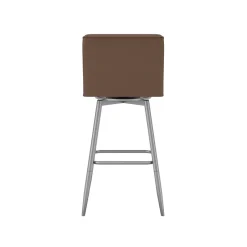Tapered Bar Stool - Brown