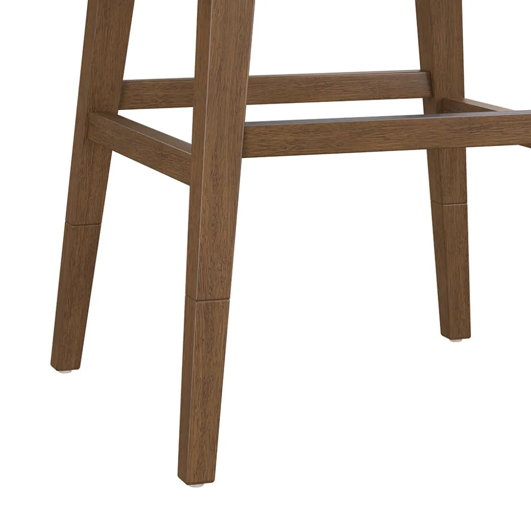 Tapered Bar Stool - Brown