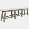 Telluride Driftwood Counter Bench