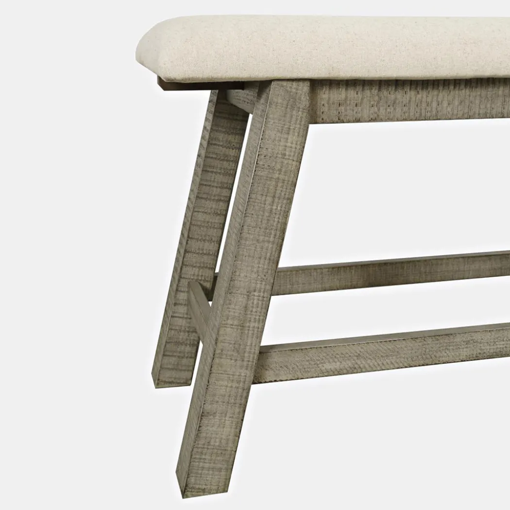 Telluride Driftwood Counter Bench