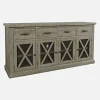Telluride Driftwood Drawer Sideboard
