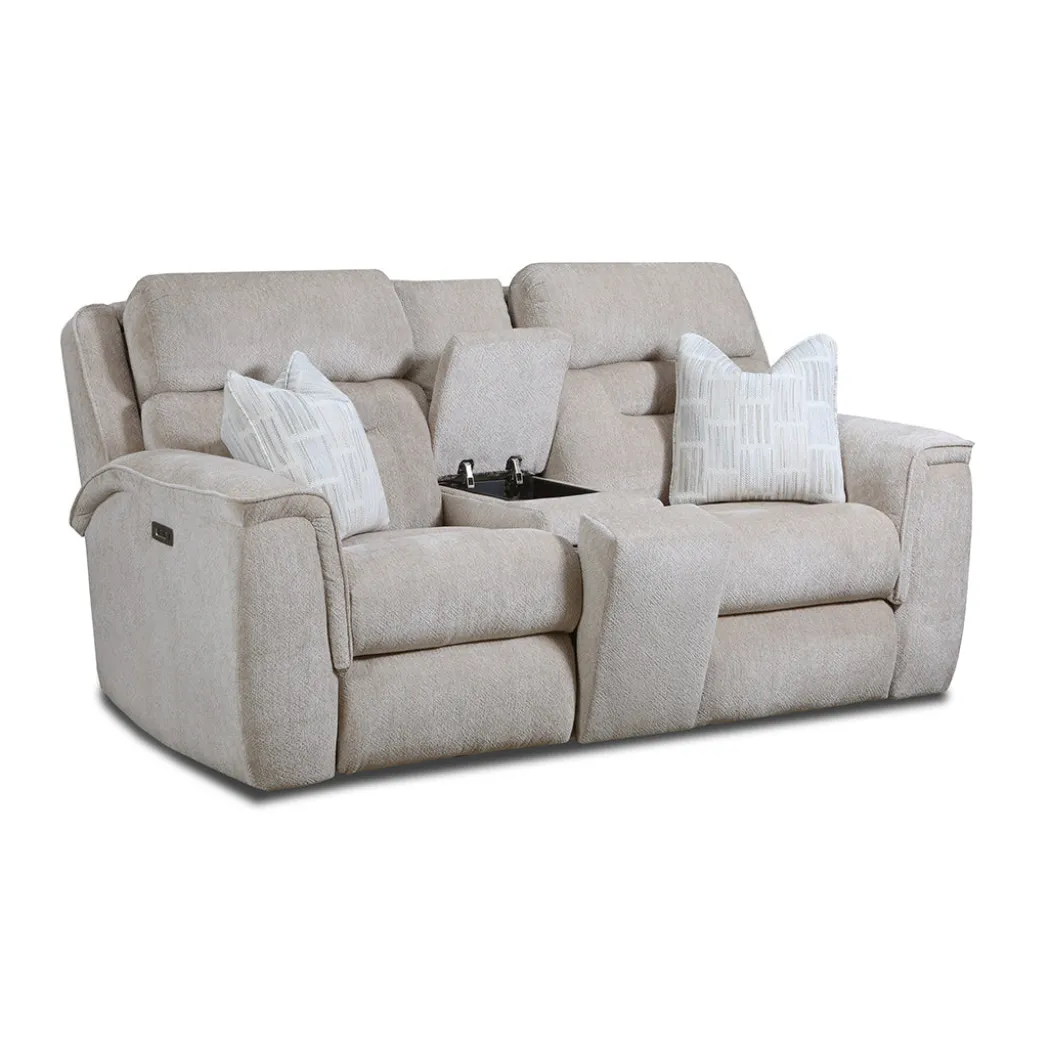 Titan Power Reclining Loveseat with Console