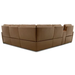 Tribeca Leather Power Reclining Sectional