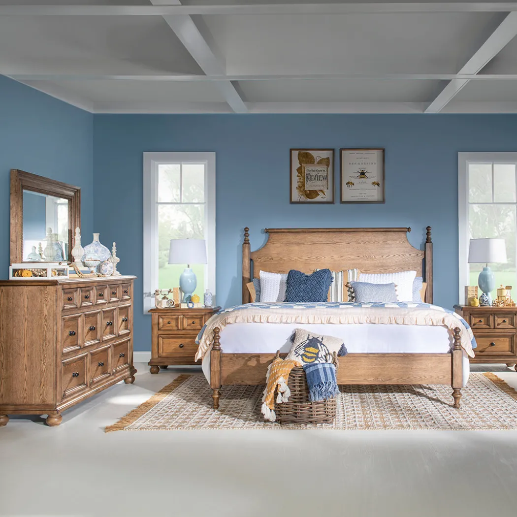 Vintage Market Poster Bedroom Group