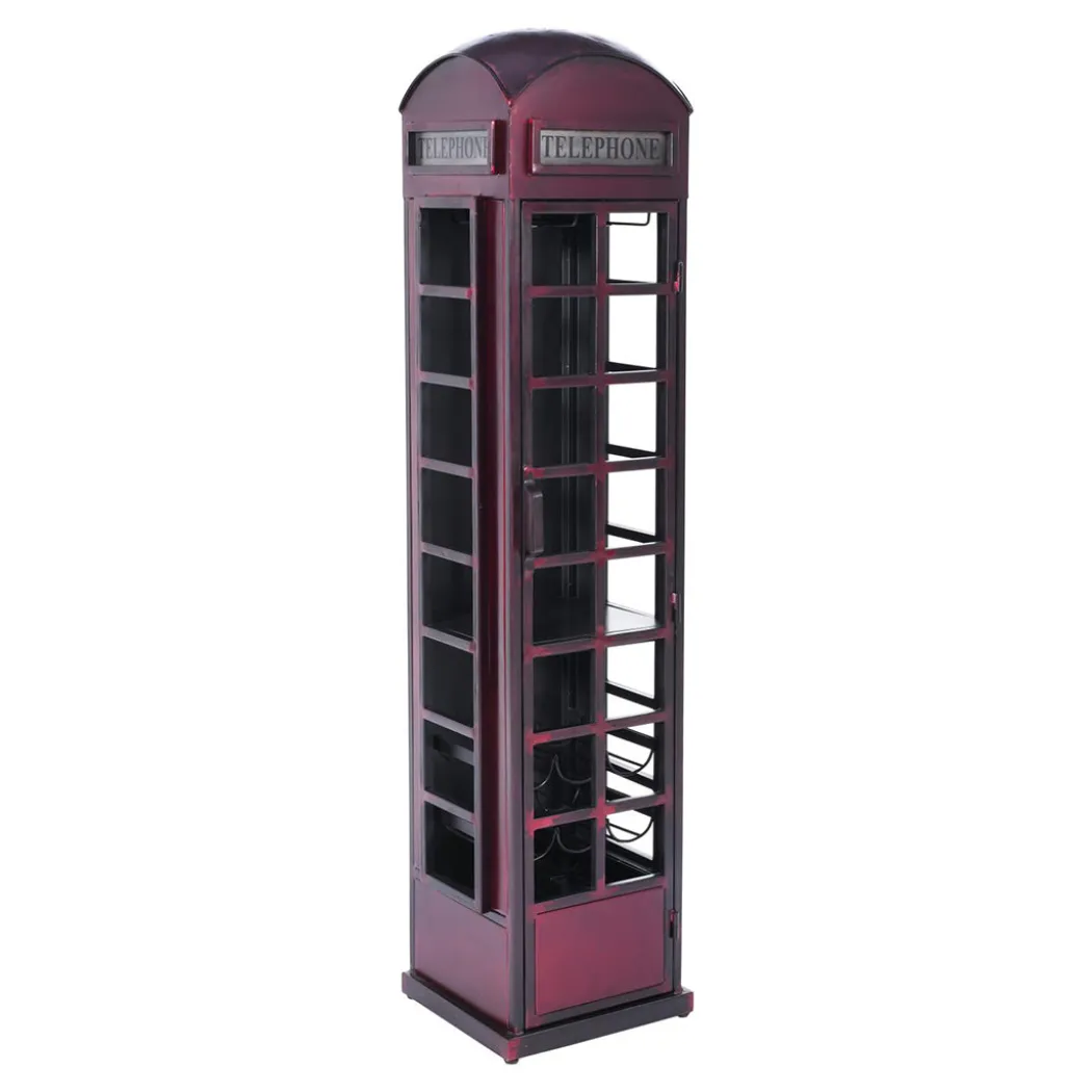 Vintage Phone Booth Bar