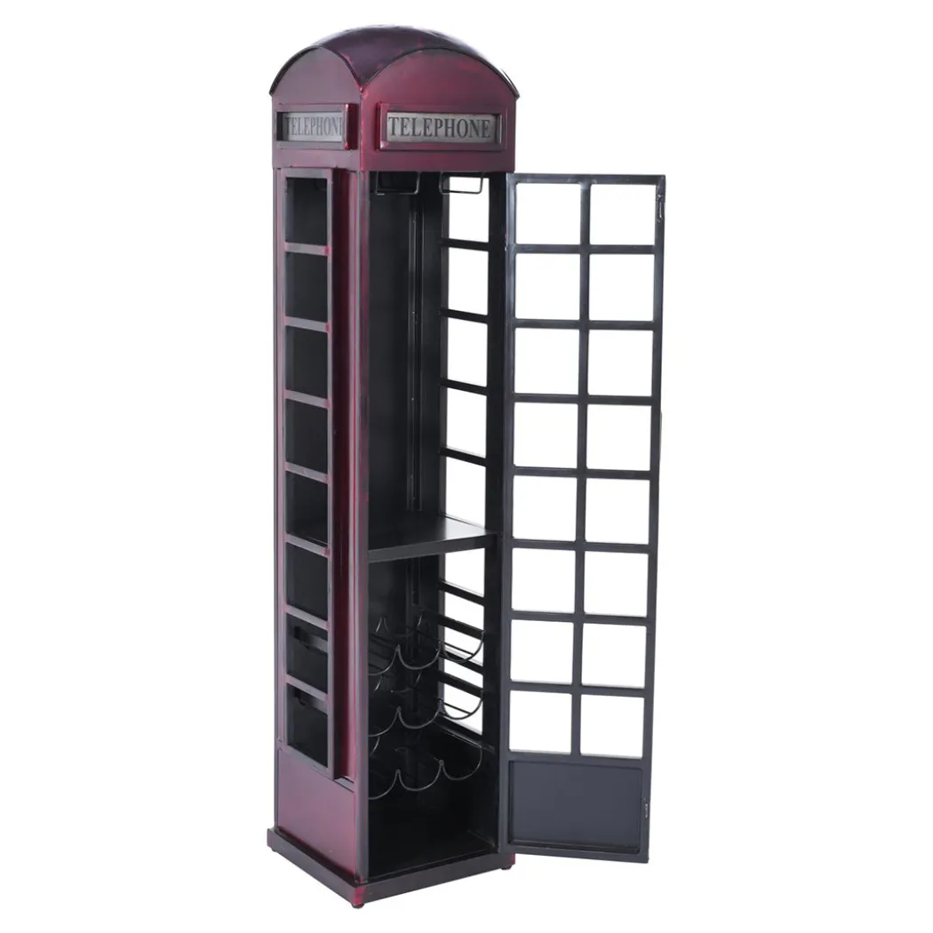 Vintage Phone Booth Bar
