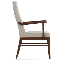 Walnut Grove Tall Leather Arm Chair